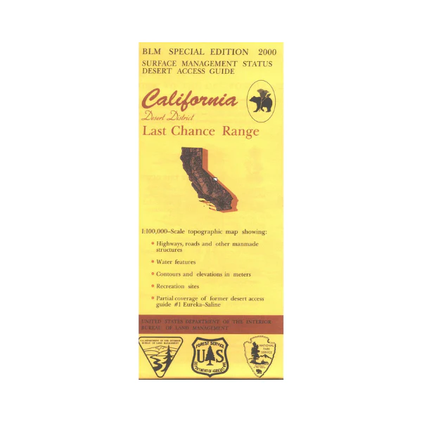 Map: Last Chance Range CA - CA235S