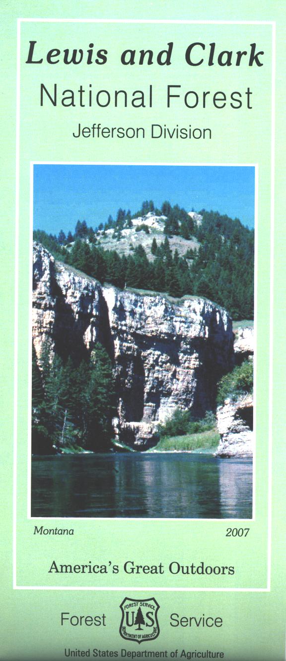 Map: Lewis & Clark Natl Forest/ Jefferson MT - Image 2