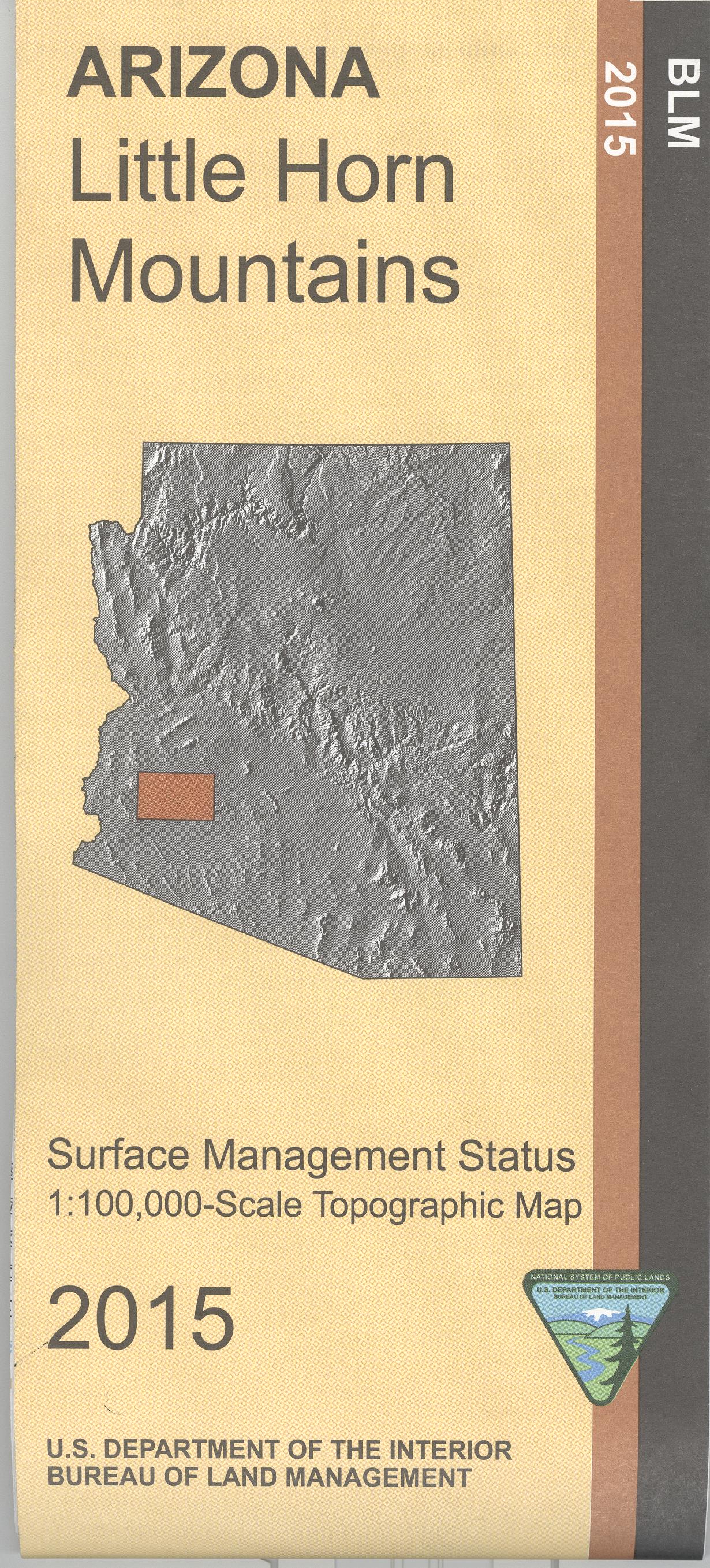 Map: Little Horn Mountains AZ - AZ124S - Image 2