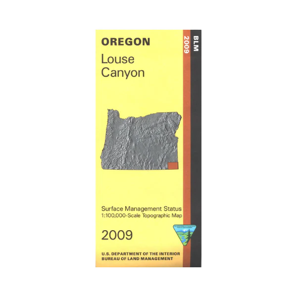 Map: Louse Canyon OR - OR035S