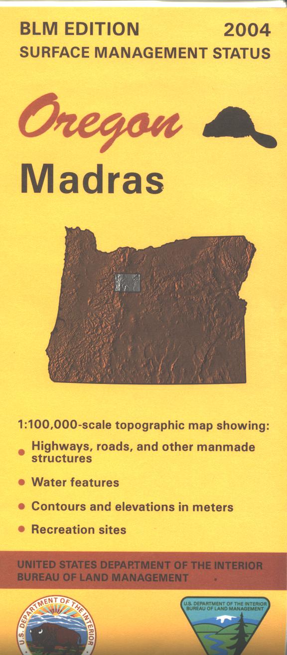 Map: Madras OR - OR036S - Image 2