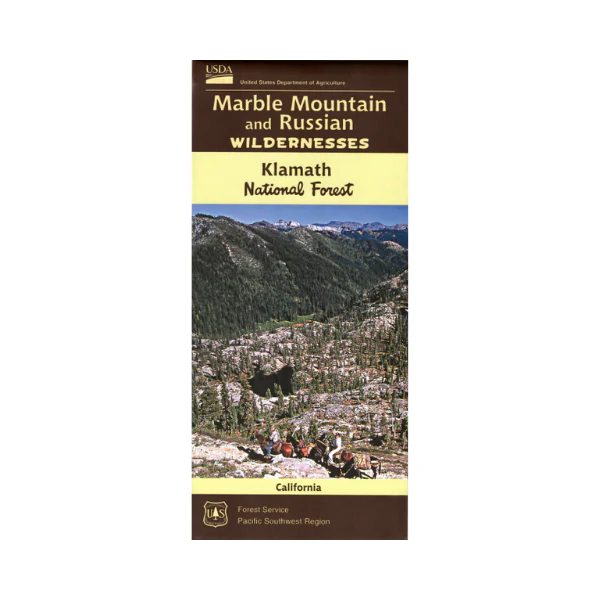 Map: Marble Mountain & Russian Wilderness CA