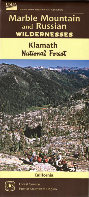 Map: Marble Mountain & Russian Wilderness CA - Image 2
