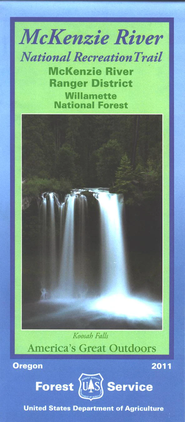 Map: McKenzie River OR National Recreation Trail - 2017 - Image 2