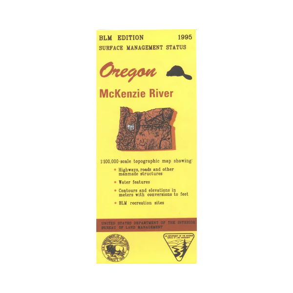Map: McKenzie River OR - OR039S