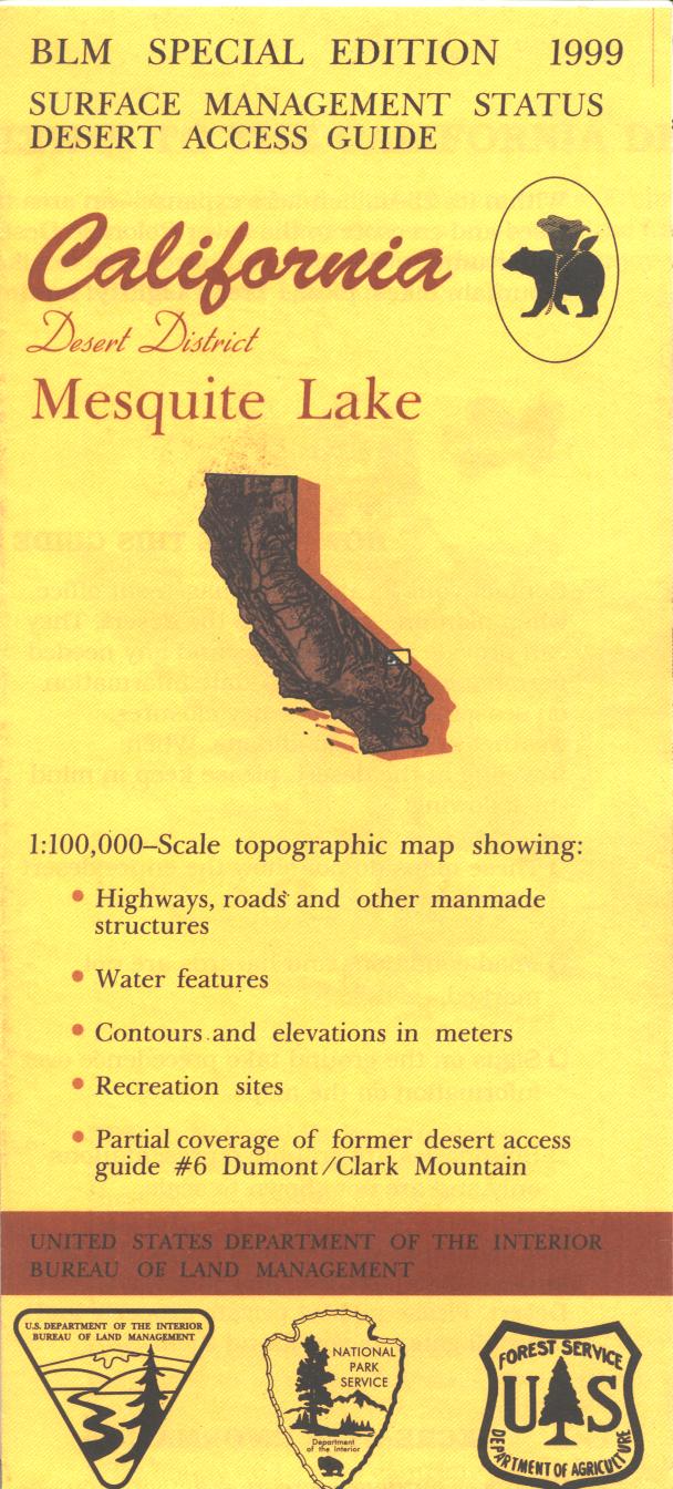 Map: Mesquite Lake CA - CA270S - Image 2