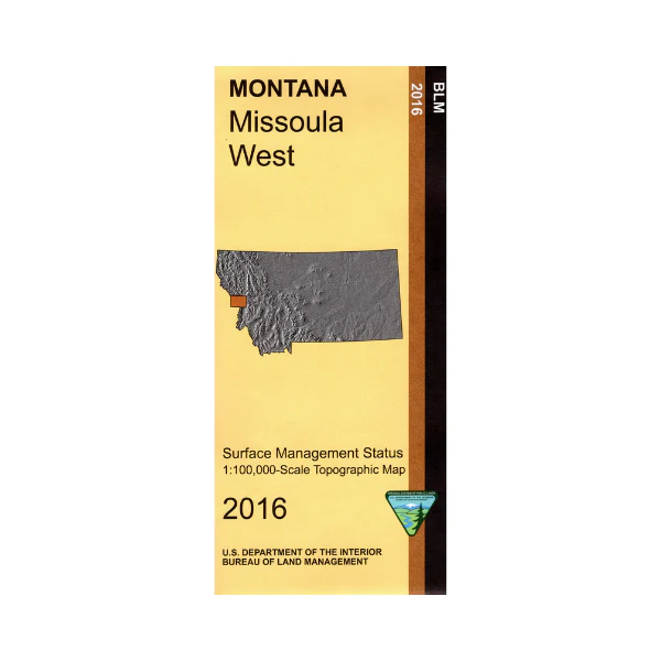 Map: Missoula West MT - MT1133S