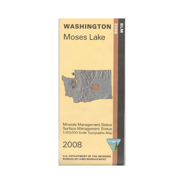 Map: Moses Lake WA (MINERAL) - WA017SM