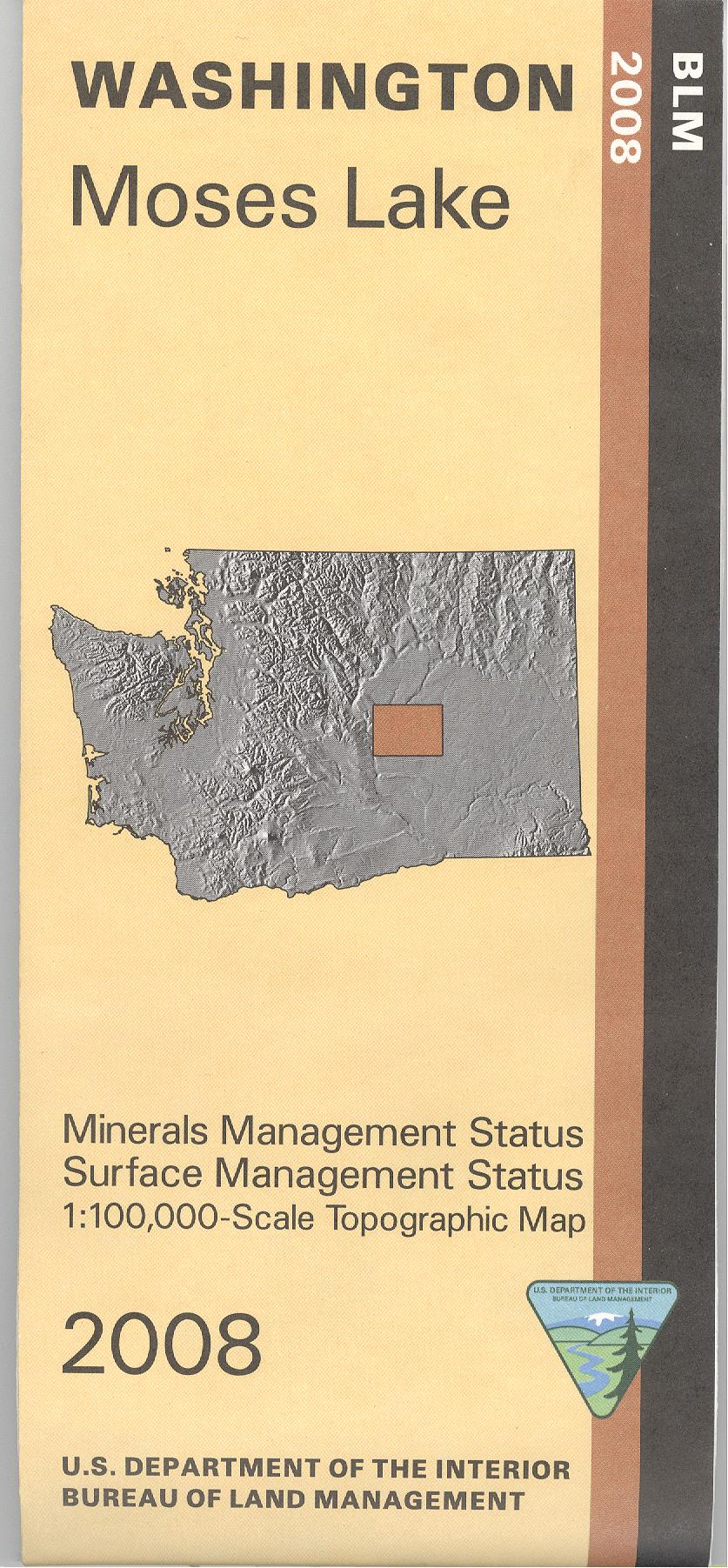 Map: Moses Lake WA (MINERAL) - WA017SM - Image 2