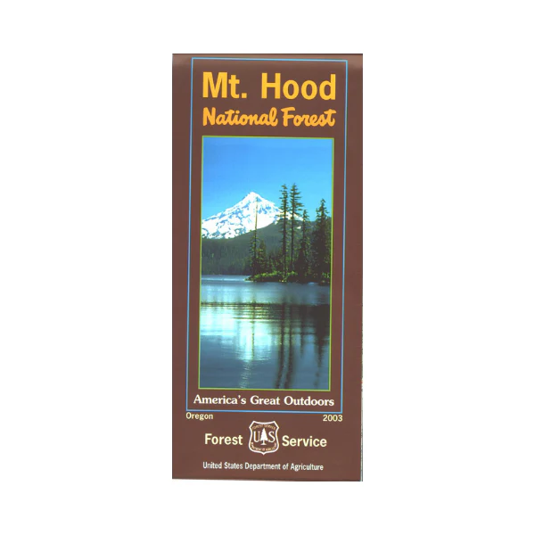 Map: Mount Hood National Forest OR - 2003