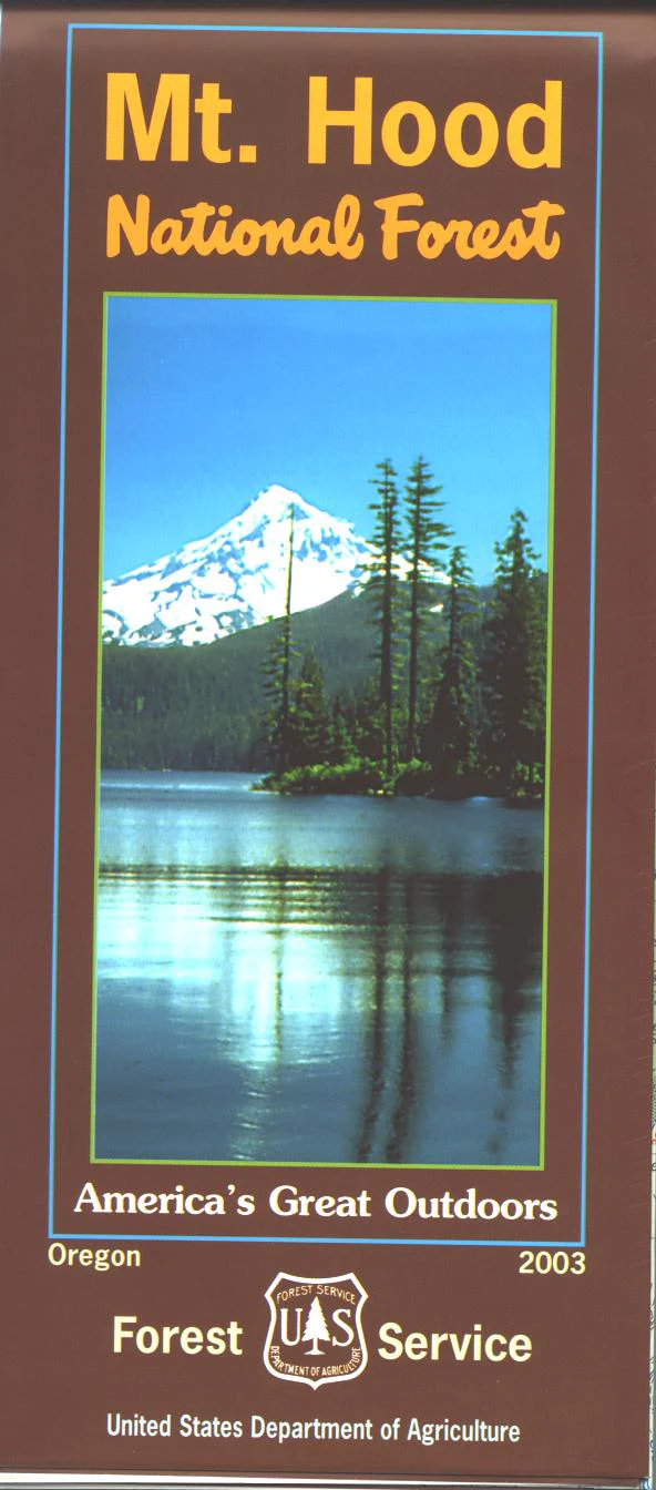 Map: Mount Hood National Forest OR - 2003 - Image 2