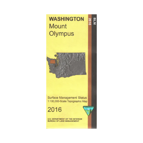 Map: Mount Olympus WA - WA020S