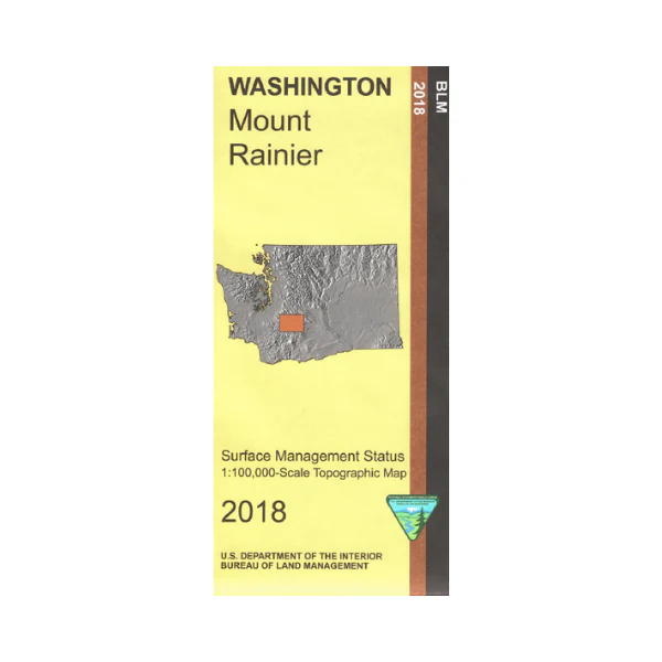 Map: Mount Rainier WA - WA021S