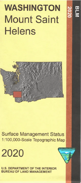 Map: Mt  St Helens WA - WA022S - Image 2