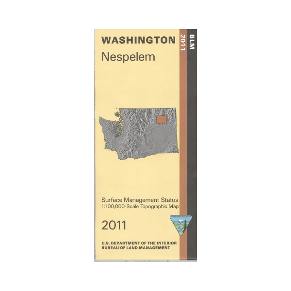 Map: Nespelem WA (MINERAL)- WA023SM