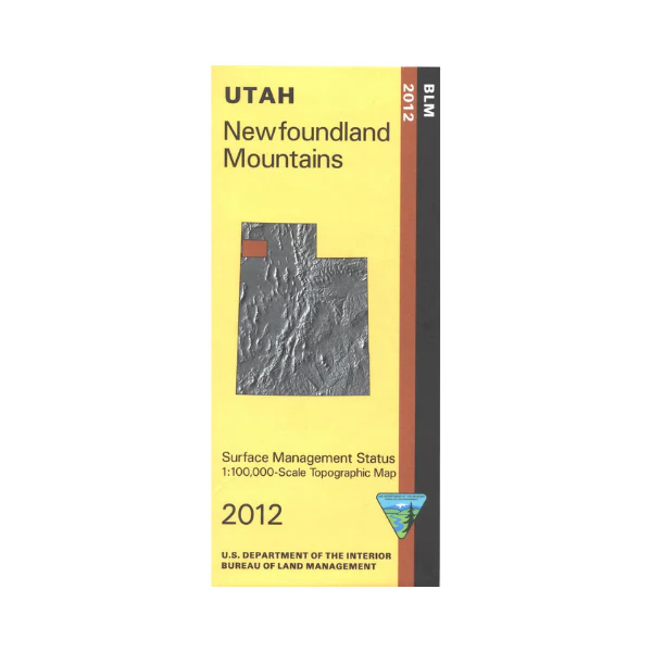 Map: Newfoundland Mountains UT - UT125S