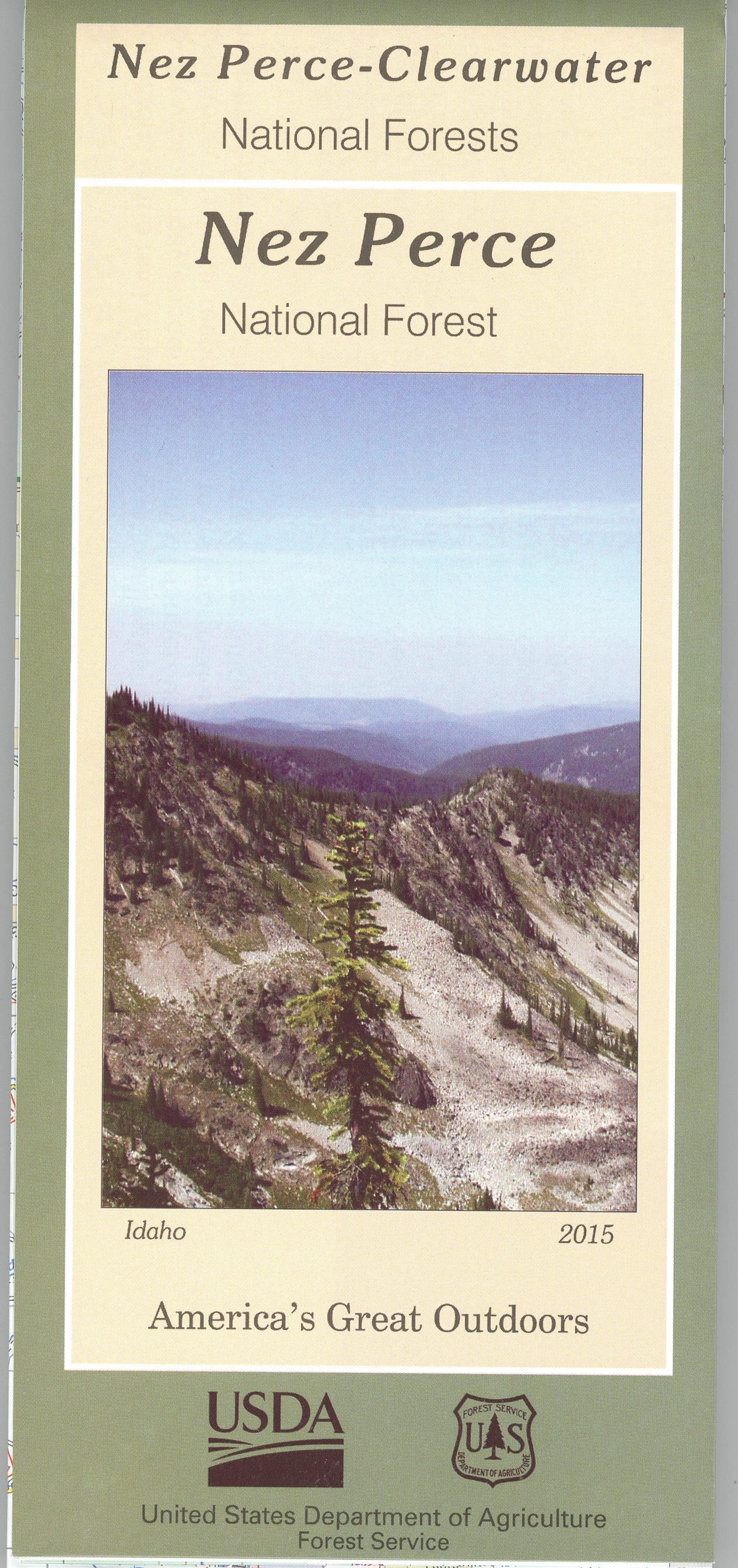 Map: Nez Perce National Forest ID - Image 2