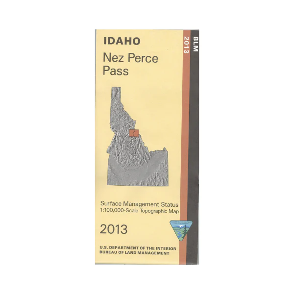 Map: Nez Perce Pass ID - ID1044S
