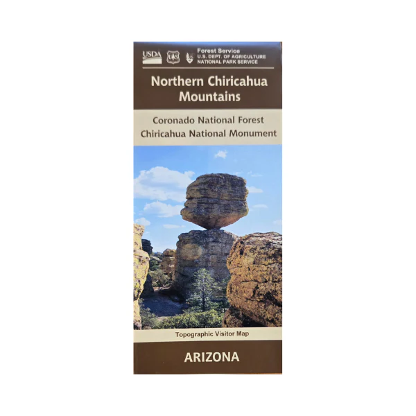 Map: Northern Chiricahua Mountains AZ