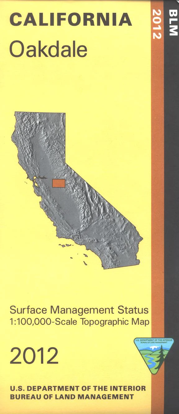 Map: Oakdale CA - CA305S - Image 2