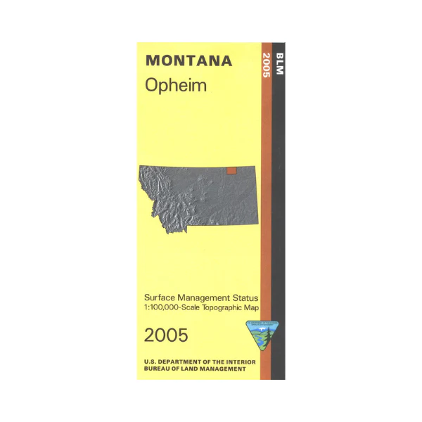 Map: Opheim MT - MT1146S
