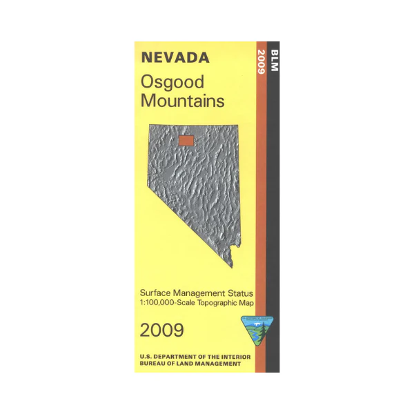 Map: Osgood Mountains NV - NV146S