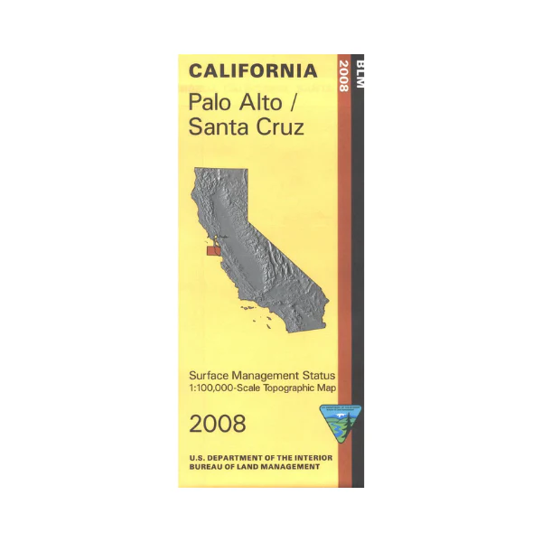 Map: Palo Alto/Santa Cruz CA - CA330S