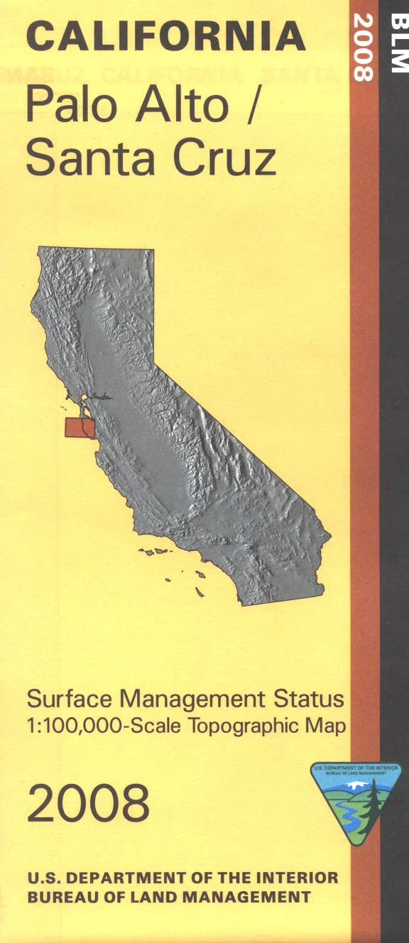 Map: Palo Alto/Santa Cruz CA - CA330S - Image 2