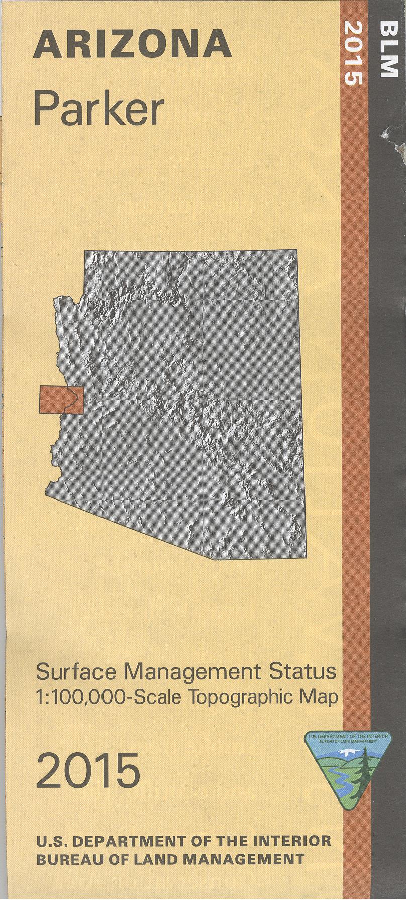 Map: Parker AZ - AZ134S - Image 2