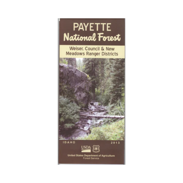 Map: Payette National Forest ID Weiser (South)