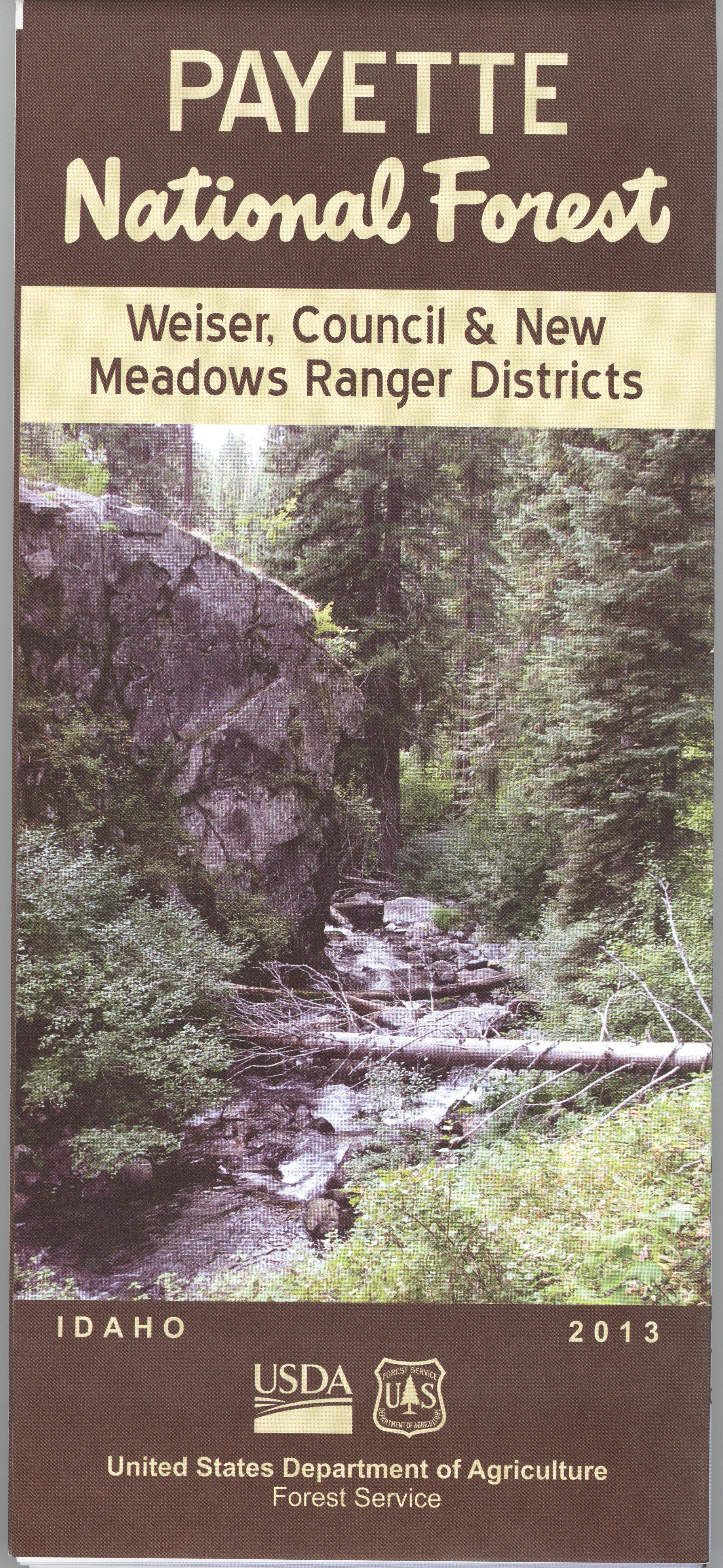 Map: Payette National Forest ID Weiser (South) - Image 2