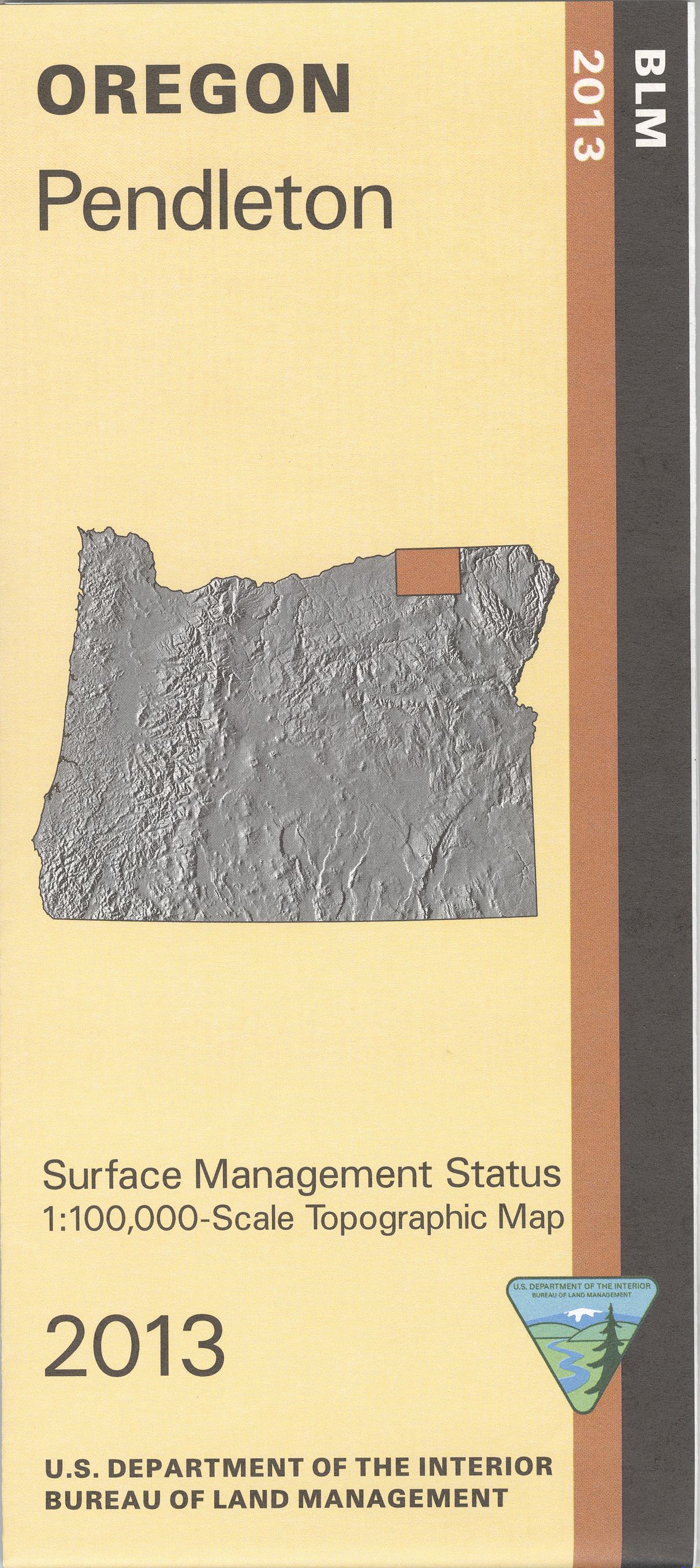 Map: Pendleton OR - OR048S - Image 2