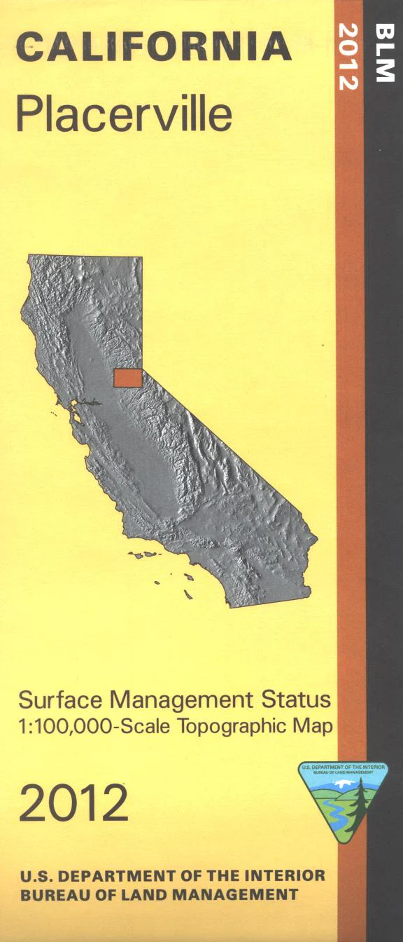 Map: Placerville CA - CA345S - Image 2