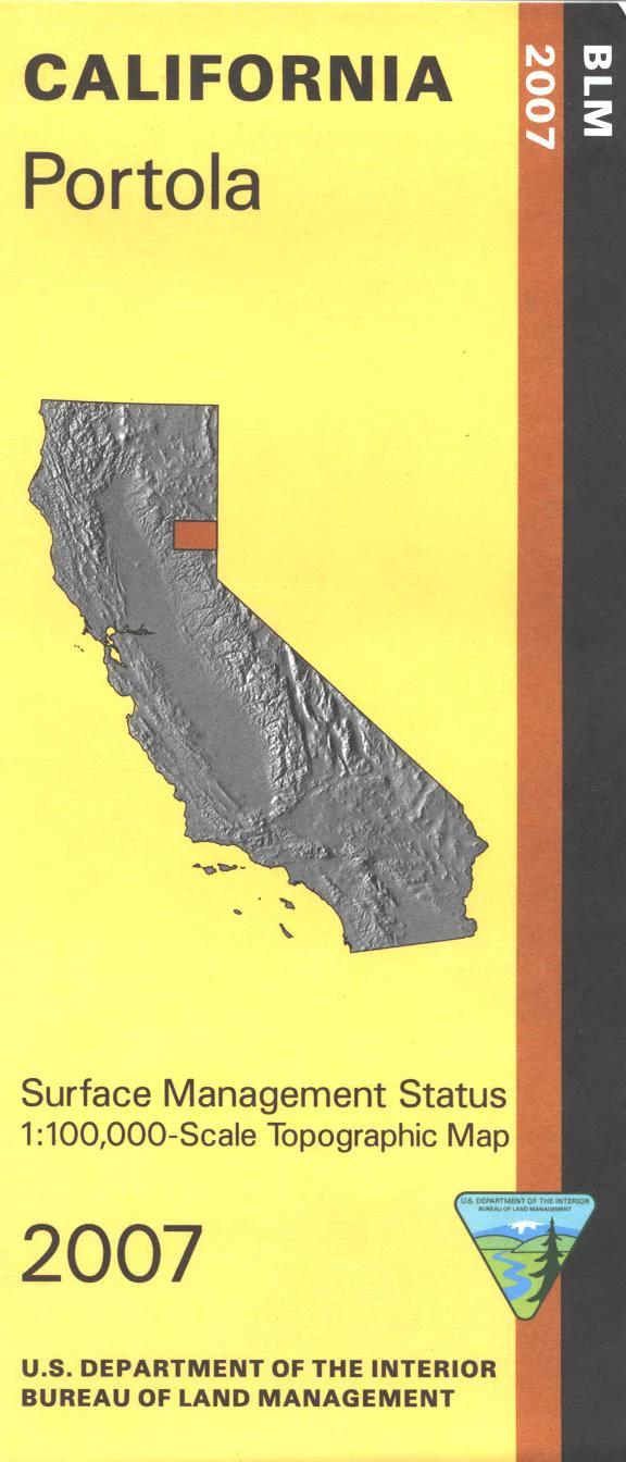 Map: Portola CA - CA370S - Image 2