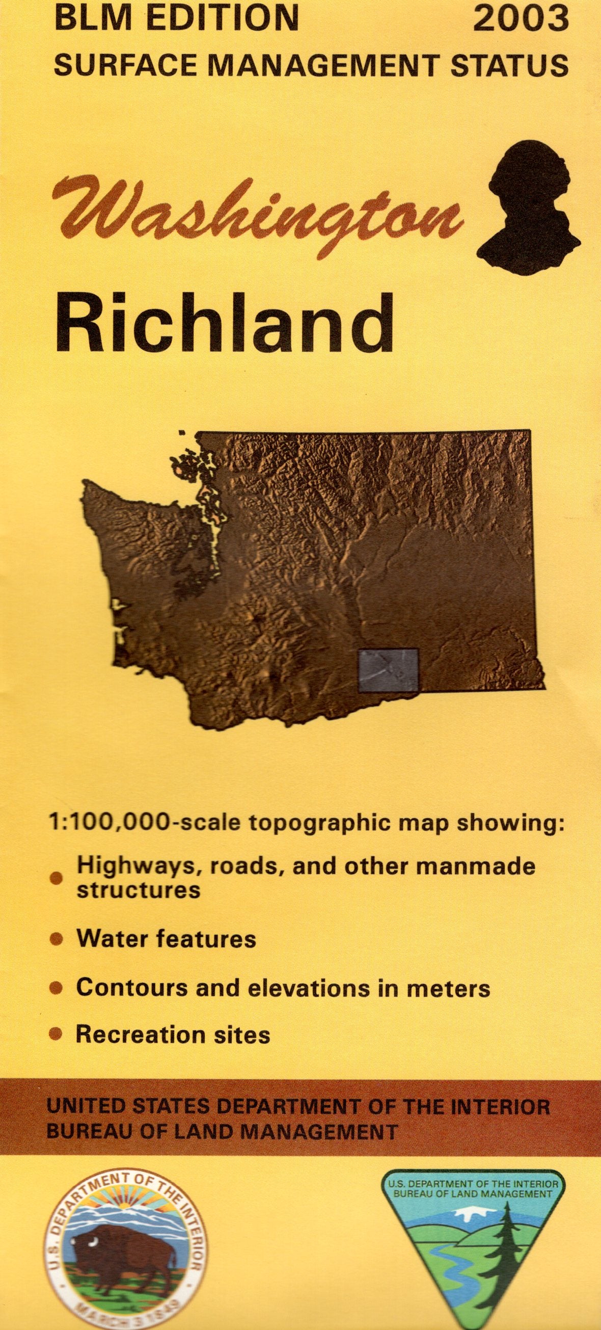 Map: Richland WA - WA031S - Image 2