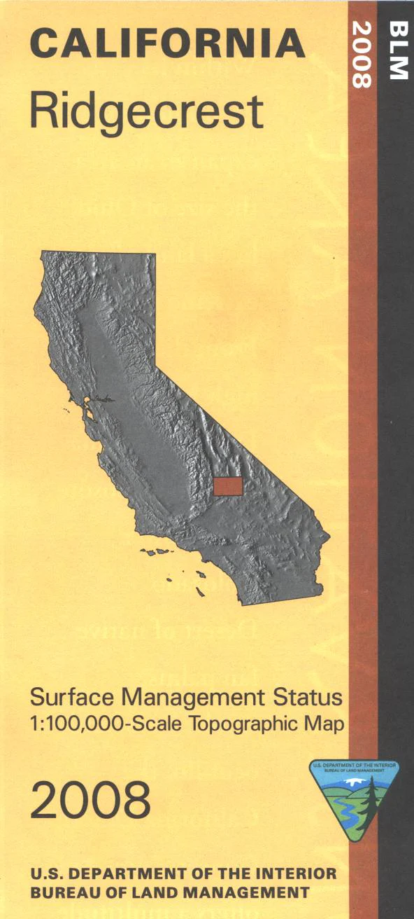 Map: Ridgecrest CA - CA390S - Image 2