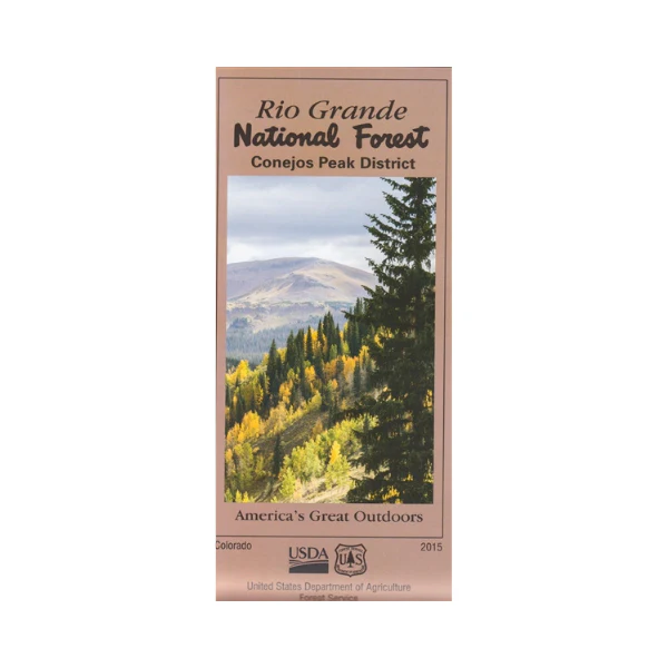 Map: Rio Grande National Forest CO - Conejos Peak District