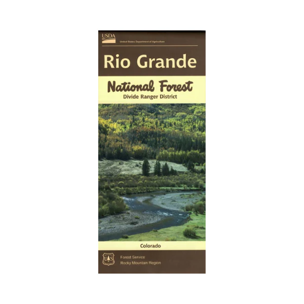 Map: Rio Grande National Forest CO Divide District