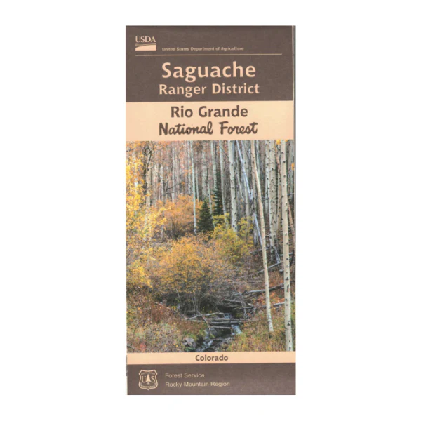 Map: Rio Grande National Forest CO - Saguache Dist