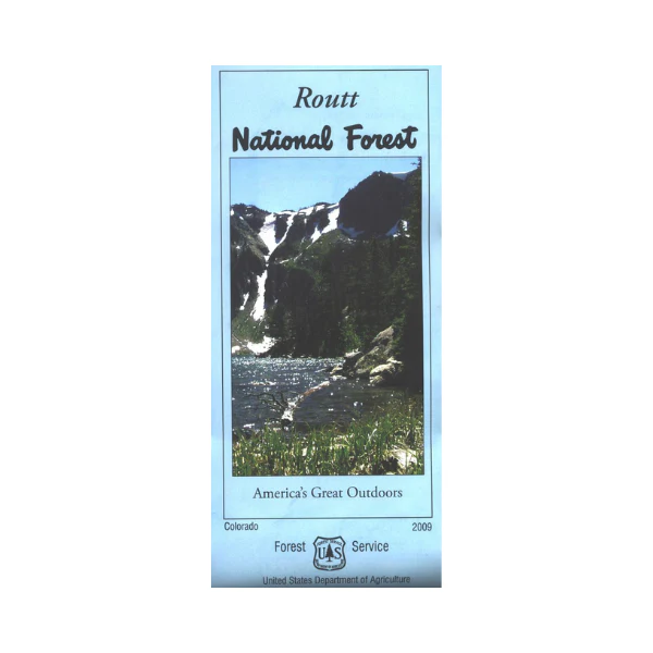 Map: Routt National Forest CO