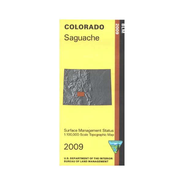 Map: Saguache CO - CO146S