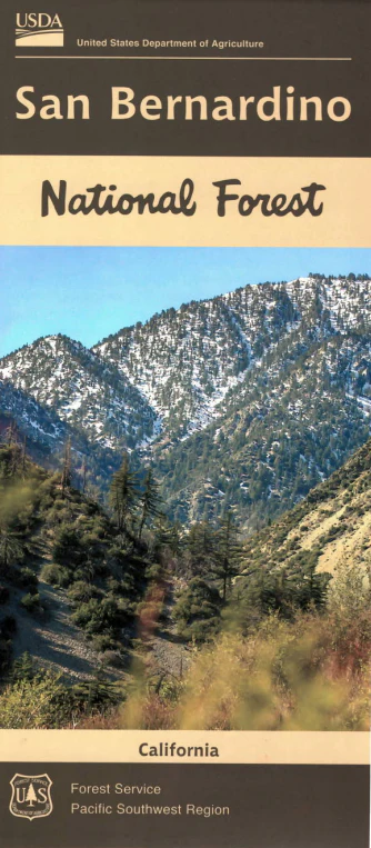 Map: San Bernardino NF CA - Image 2