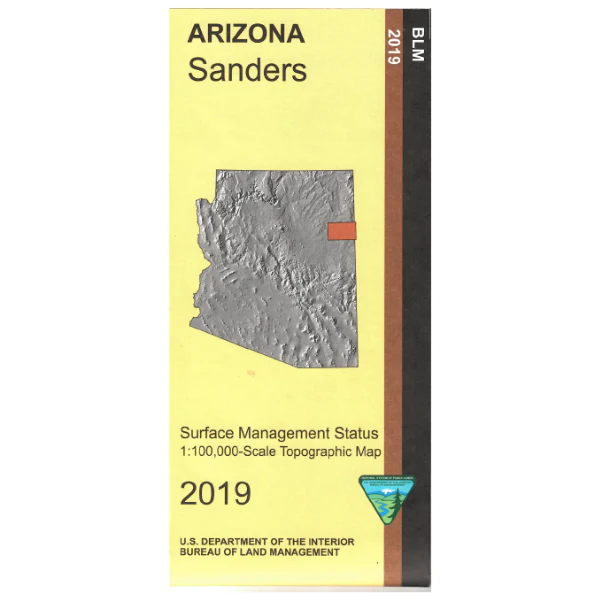 Map: Sanders AZ - AZ142S