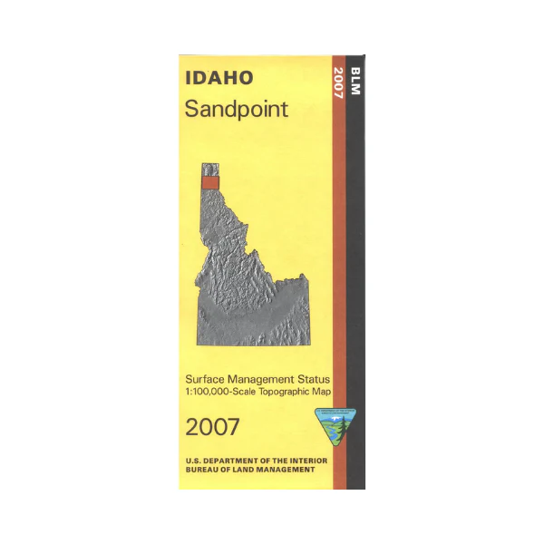 Map: Sandpoint ID - ID1060S