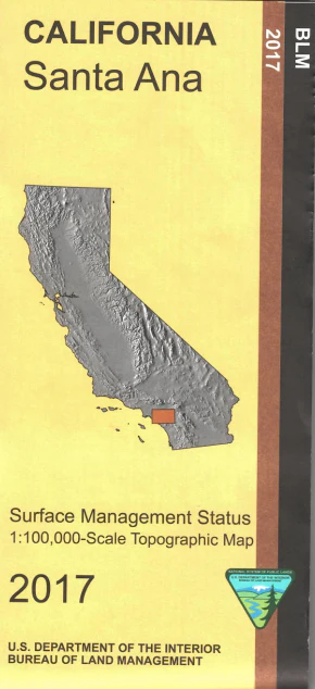 Map: Santa Ana CA - CA455S - Image 2