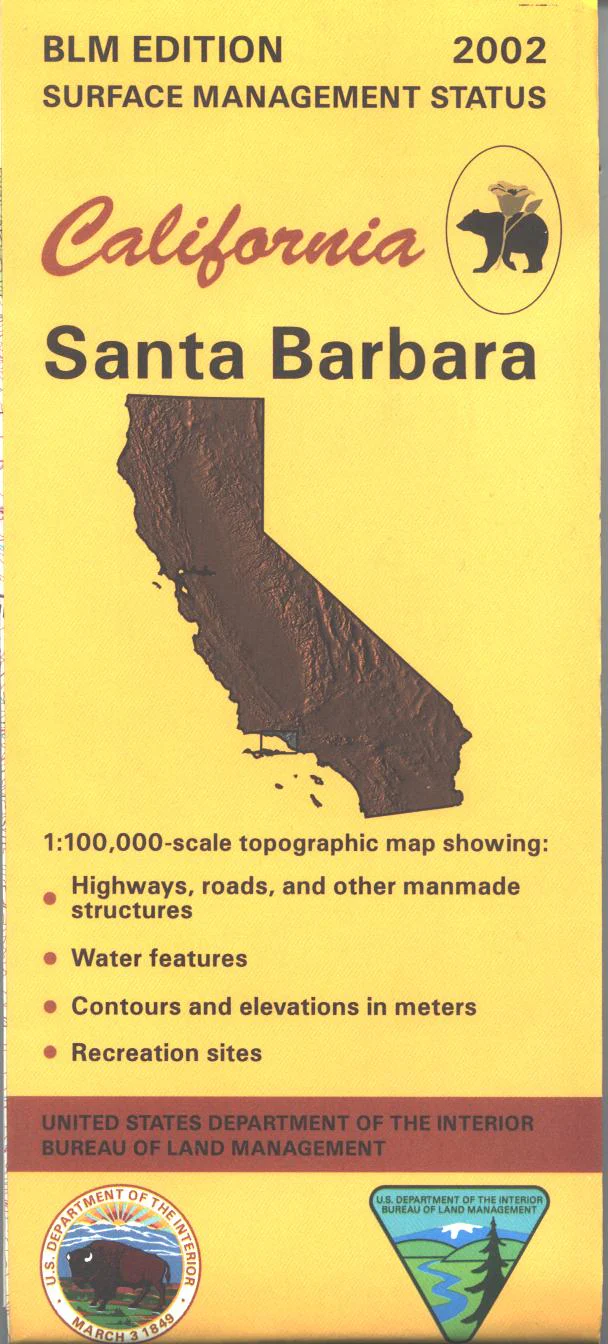Map: Santa Barbara CA - CA460S - Image 2