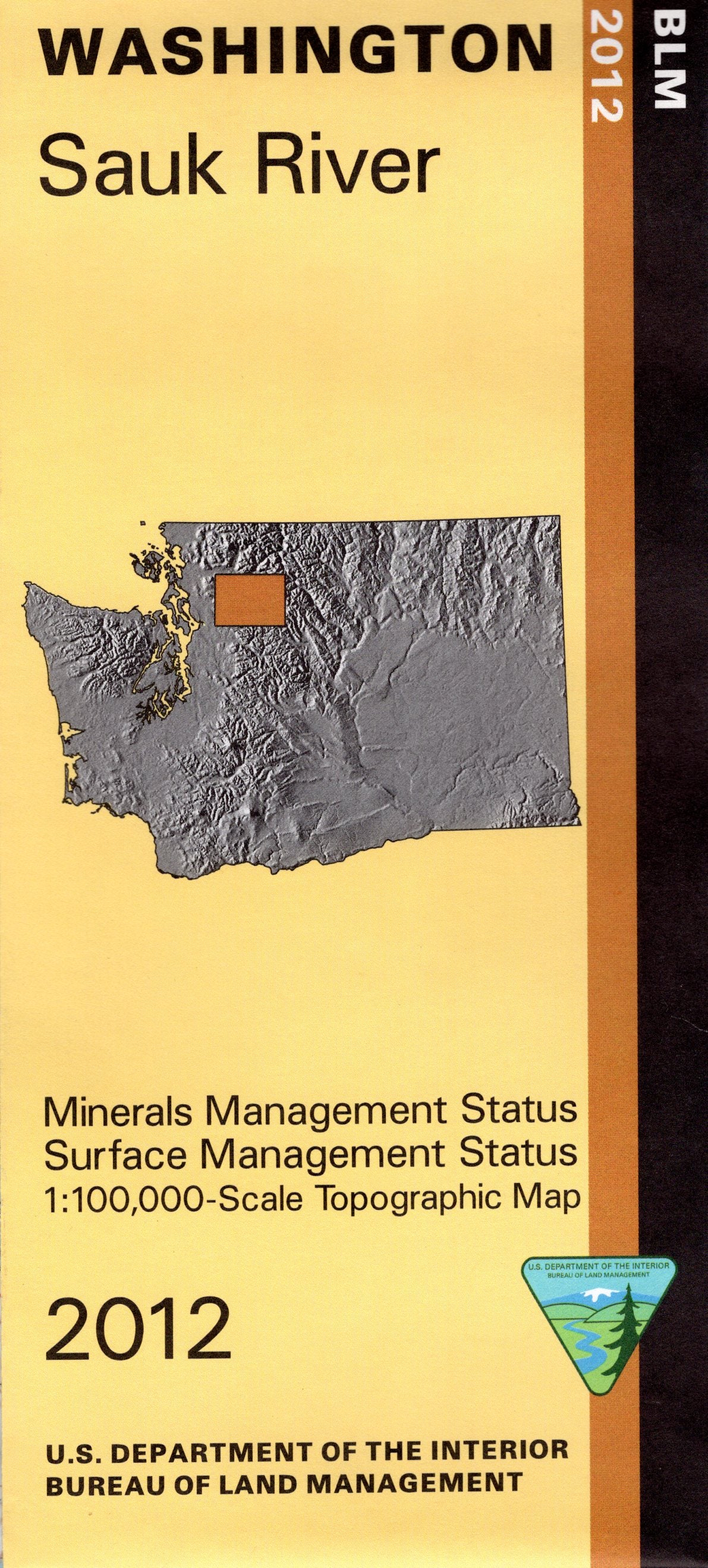 Map: Sauk River WA  (MINERAL)- WA036SM - Image 2