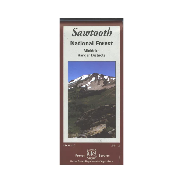 Map: Sawtooth National Forest Minidoka ID (South)