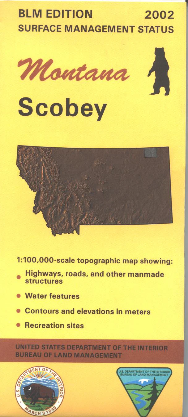 Map: Scobey MT - MT1171S - Image 2