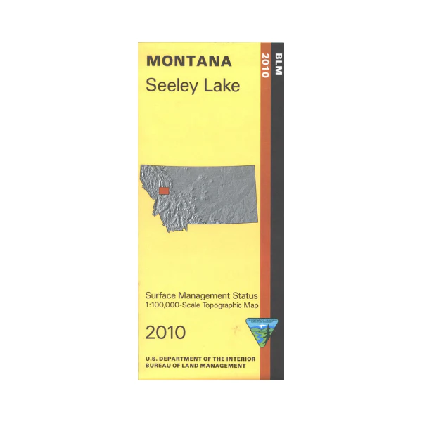 Map: Seeley Lake MT - MT1172S